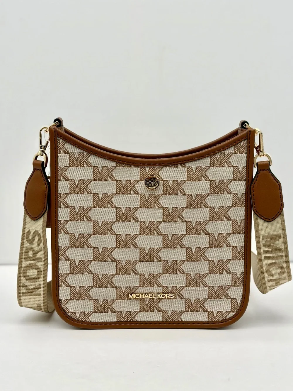 Michael Kors Briley Small Logo Messenger Crossbody Bag